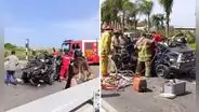 Trágico accidente en la Panamericana Sur: auto se estrelló contra baranda cerca de un grifo Primax