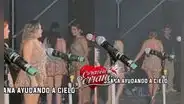 Cielo Fernández sufre percance en pleno concierto de Corazón Serrano y es auxiliada por Susana Alvarado