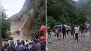 Video impactante muestra el derrumbe de cerro que bloqueó la vía Huánuco-Tingo María y dejó miles de vehículos varados