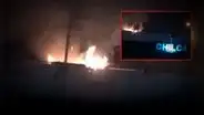Incendio de gran magnitud consume almacén en Chilca y moviliza 13 unidades de bomberos