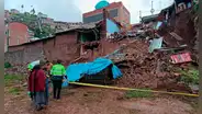 ¡Se derrumbaron! viviendas colapsan y otras quedan en riesgo a causa de las lluvias en Cusco
