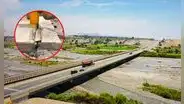 Cierran puente de 50 años al norte de Lima tras detectar grietas y riesgo de colapso por el aumento del caudal