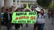 Tía María: convocan nueva marcha en respaldo al Valle de Tambo que rechaza proyecto minero