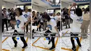 Joven que ingresó a San Marcos se vuelve viral por su peculiar celebración: "El que es cachimbo, baila como quiere"