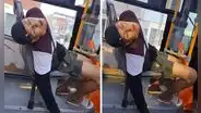 Peruano sorprende por su peculiar forma de dormir en el transporte público: “Llamen al fiscal”