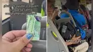 Mujer dejó caer billete de S/10 para ayudar a hombre en bus y genera reacciones: "Empatía"