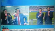 Óscar del Portal y Toño Vargas protagonizan fuerte discusión en plena transmisión del Perú vs Bolivia: "Antes te respetaba"