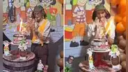 Adulto mayor enternece al vestirse como El Chavo del 8 y celebrar sus 91 años: "Su alegría lo es todo"