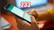 ¿Qué significa el número "233" y por qué muchas personas lo envían por WhatsApp? Te contamos