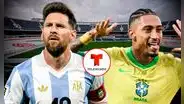 ¿Cómo ver EN VIVO por Telemundo el partido entre Argentina vs. Brasil por las Eliminatorias 2026?