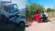 Camioneta de gobierno regional y camión chocan dejando cuatro heridos en Tacna