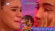 Viralizan video del día que Said Palao lloró por Macarena Vélez y le dijo "te amo" por primera vez: "Te adoro"