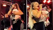 “A mí me gustan los perritos”: Marisol reaccionó con ternura a inesperada visita en concierto