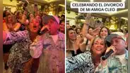 Peruana celebró su divorcio con fiestón y usuarios reaccionan: “Ya quiero casarme solo para divorciarme”