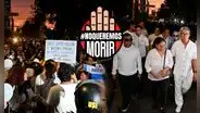 Marcha por la paz EN VIVO: manifestantes llegan al Ministerio del Interior para exigir el cese de extorsiones