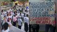 Los Olivos: padres de familia se unen para protestar contra las extorsiones en los colegios