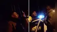 Exagente PNP ebrio agrede a serenos durante intervención: "Soy policía, ¿a ti te voy a demostrar?"
