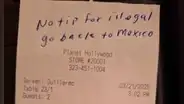 Mesero puertoriqueño que trabaja Los Ángeles encuentra mensaje xenófobo en recibo de cuenta: “No hay propina para ilegales”