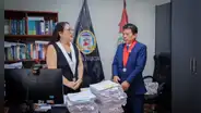 Presidente de la Corte de Sullana supervisa Órganos Jurisdiccionales de Talara