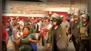 Colectiveros de San Juan de Lurigancho protestan por ola de extorsiones: "Nos quieren cobrar S/100 semanal"