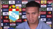 Martín Távara no oculta su frustración tras la caída de Cristal ante Palmeiras: “Debimos cuidar el empate”