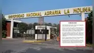 Suspenden clases en la Universidad Agraria La Molina tras toma de estudiantes durante dos días