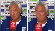 Néstor Gorosito y su extraña reacción tras pregunta sobre preocupación de los hinchas de Alianza Lima por malos resultados: "No me parece"