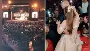 Adolescente va a concierto de Chayanne vestida de quinceañera y baila ‘Tiempo de vals’ con su papá