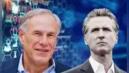 Duro golpe para Gavin Newsom: empresa tecnológica abandonó California y firmó su expansión con Greg Abbott en Texas