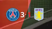 Resumen: PSG le ganó en la ida a Aston Villa