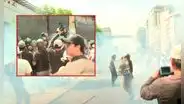 Tensión en av. Abancay: PNP lanza bombas lacrimógenas a manifestantes durante paro de transportistas