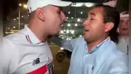 Hinchas de Sao Paulo agreden a periodista peruano en vivo tras empate ante Alianza Lima: "Vamos a cerrar"