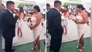 Mujer interrumpe boda en Piura para exigir a su expareja que cumpla con la manutención de sus hijos: "Oye sinvergüenzo"