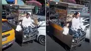 Ambulante transformó su carreta de desayunos en un coche eléctrico y es furor en redes: “Cosecha peruana”