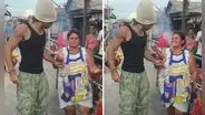 Peruana se roba el show al realizar video con tiktoker Noel Goes Crazy: “Iquitos, otro nivel”