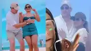 Paco Bazán y Susana Alvarado se lucen tomados de la mano en su romántico paseo por República Dominicana