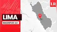 Temblor de magnitud 4,0 se sintió en Lima hoy, según IGP