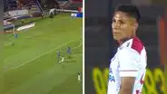 Raúl Ruidíaz y la genial asistencia en su debut que terminó en un gol anulado para Atlético Grau