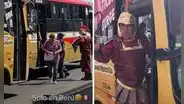 Bus en Lima se pone en modo Semana Santa y sorprende a pasajeros: “El chofer es Poncio Piloto”