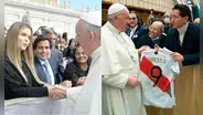 Famosos peruanos que conocieron al papa Francisco: Brunella Horna, Gianluca Lapadula y más