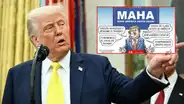 "Haz a EE.UU. odiado de nuevo": Carlincatura retrata a Donald Trump decidido a ganarse el desprecio del mundo por aumento de los aranceles