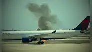 Avión de Delta con casi 300 pasajeros sufre incendio minutos antes de despegar del Aeropuerto Internacional de Orlando en Florida