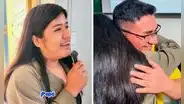 Joven postulante a la UNFV llega entre lágrimas al trabajo de su padre y lo conmueve con una noticia inolvidable: “Lo logré, papá”