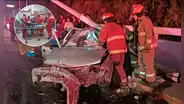 Arequipa: cinco universitarios quedan en estado crítico tras chocar automóvil contra un poste