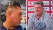 Christian Cueva envió indirecta a Cristian Diaz y resaltó a Carlos Desio tras empate en Copa Sudamericana: "Jugar al fútbol"