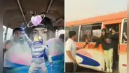 Chofer peruano recibe S/1.000 en TikTok y baja a reportero de ATV del bus en vivo: "Fue un gusto, pero te bajas en el siguiente paradero"