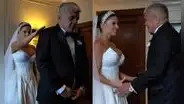 Padre de Alejandra Baigorria se emociona hasta las lágrimas al verla vestida de novia y usuarios reaccionan conmovidos: “Todos lloramos”