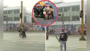 Semáforo en mal estado habría provocado accidente entre bus del Metropolitano y mototaxi: "Lo movemos con un palo"