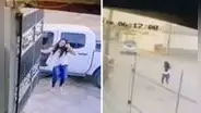 Mujer corrió para alcanzar camioneta que avanzó sola y usuarios quedan atónitos: “Ni Usain Bolt”