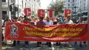 CGTP marchó en el Día de los Trabajadores: "Si hubiera crecimiento económico, otra sería la realidad"